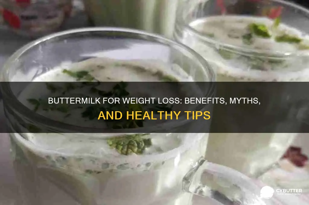is butter milk good for weight loss