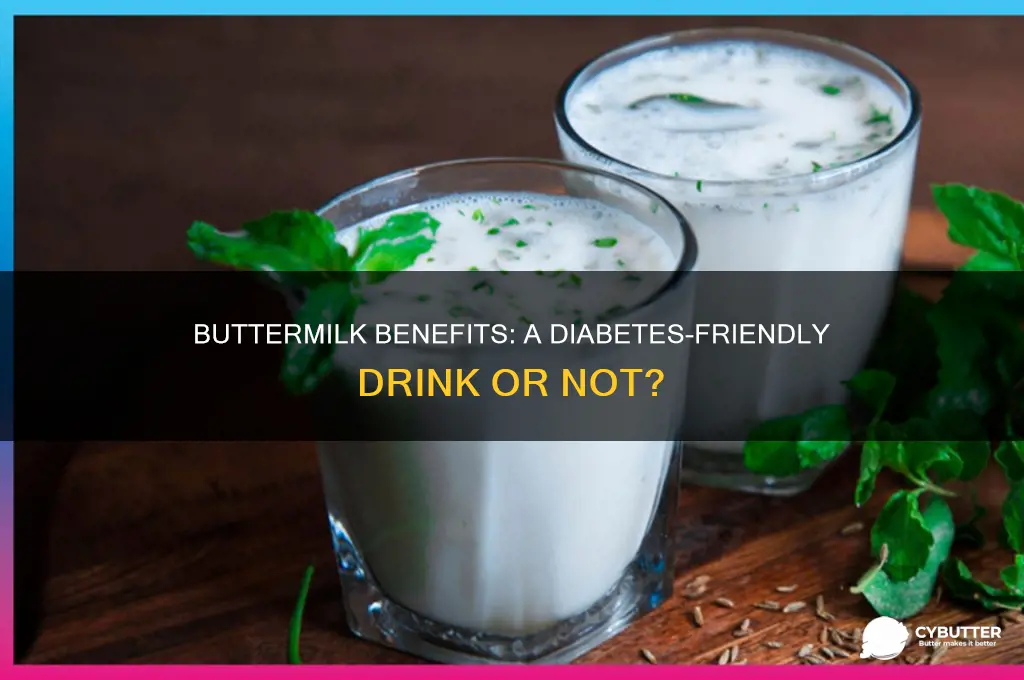 is butter milk is good for diabetes