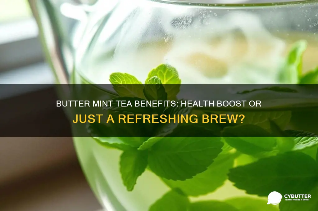 is butter mint tea good for you