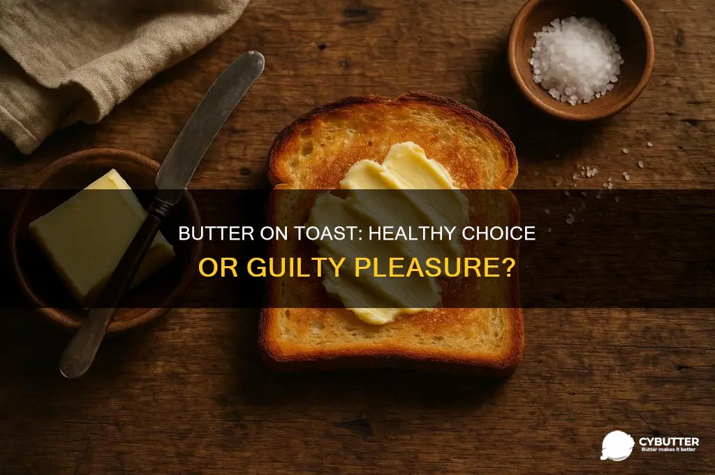is butter on toast good for you