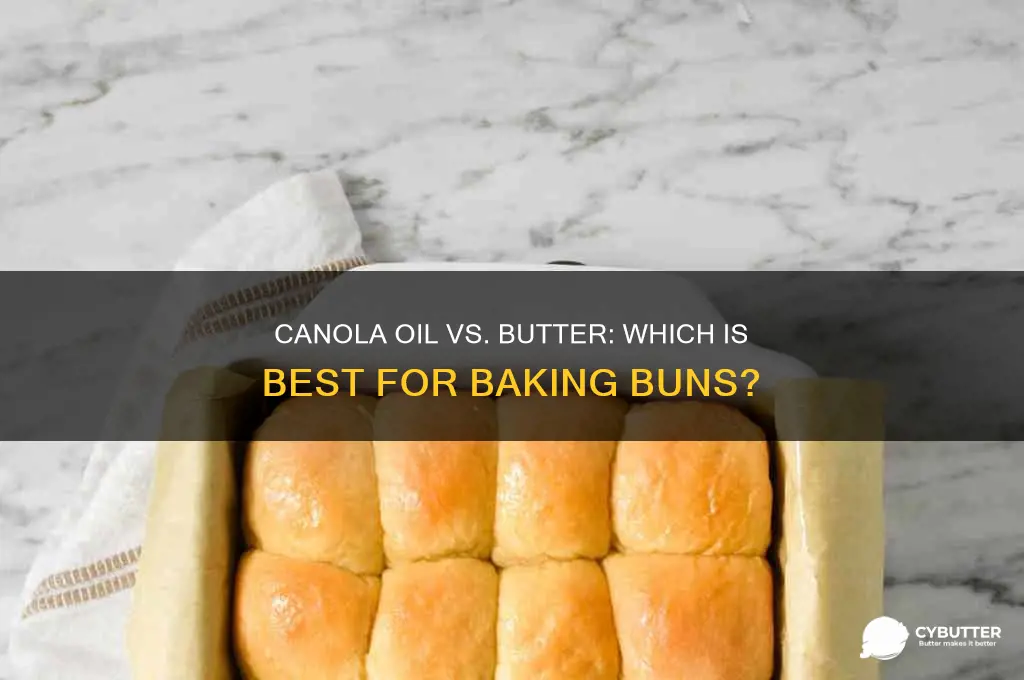 is canola oil good to butter buns with