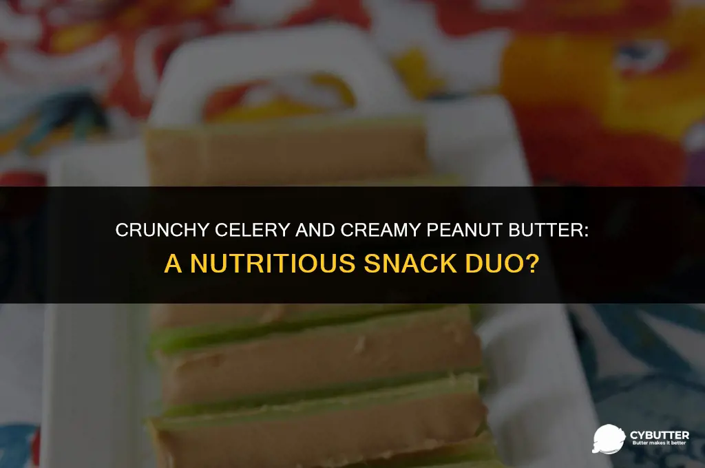is celery and peanut butter a healthy snack