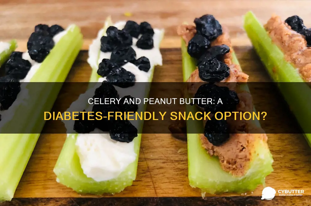 is celery and peanut butter good for diabetics