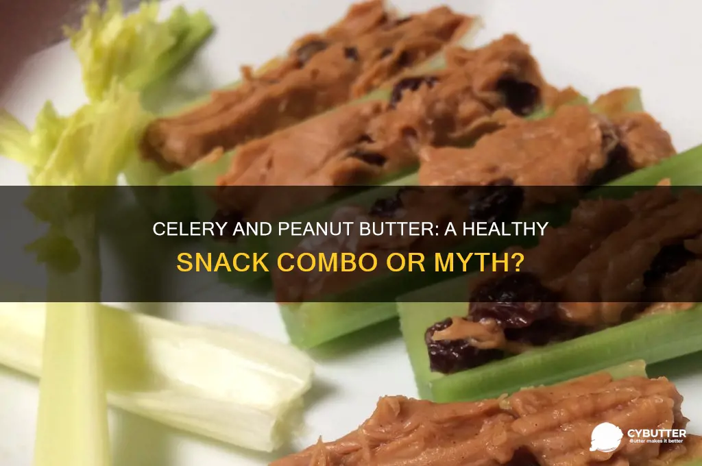 is celery and peanut butter good for u
