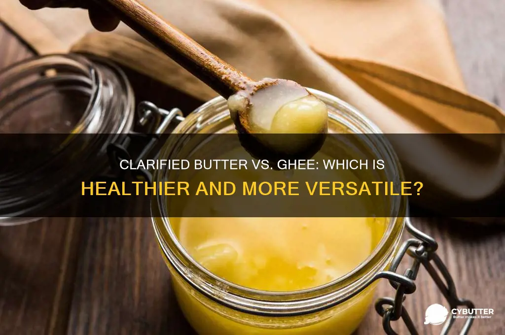 is clarified butter as good as ghee