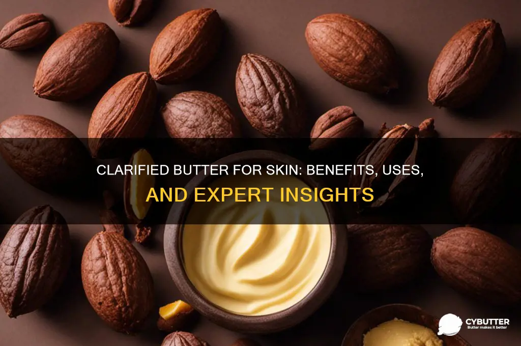 is clarified butter good for skin