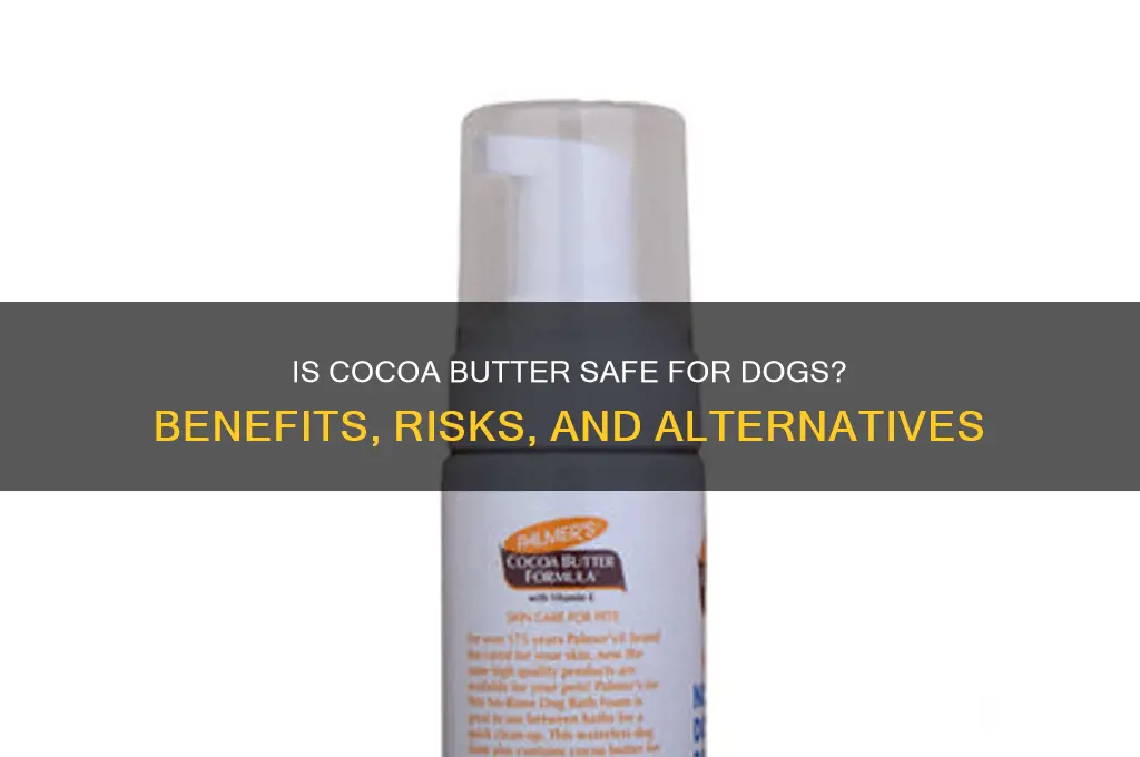 is coco butter good for dogs