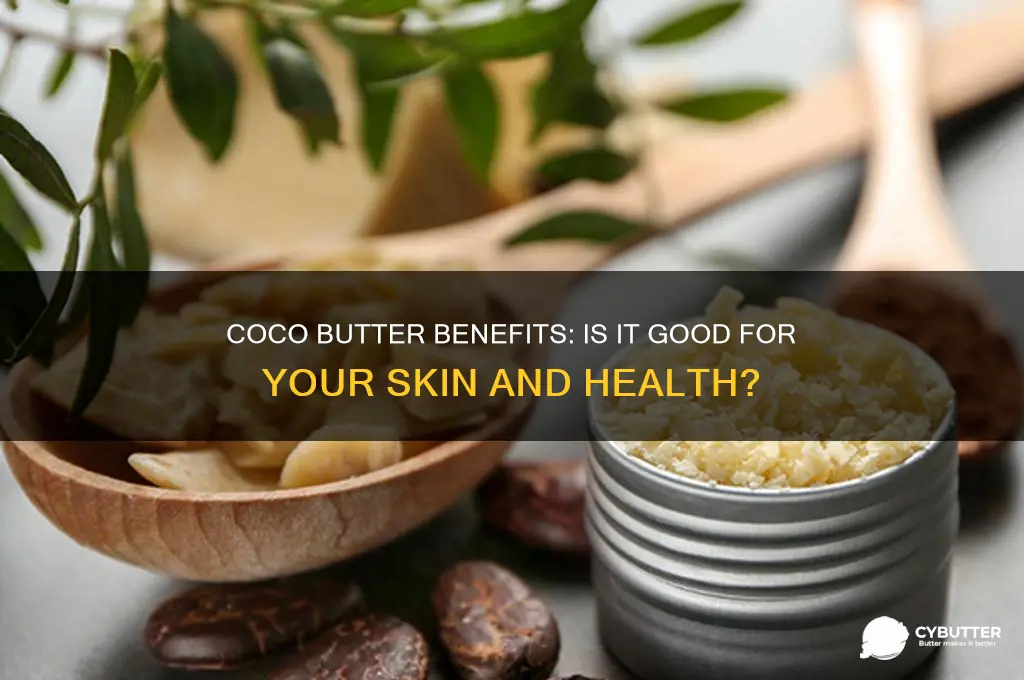 is coco butter good for you
