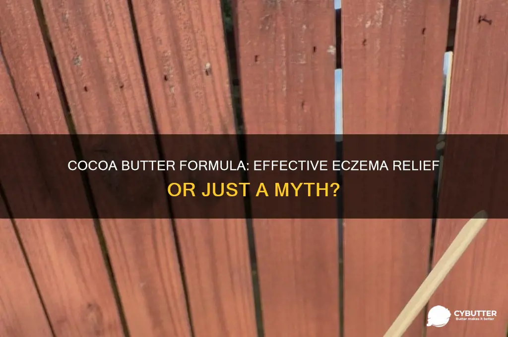 is cocoa butter formula good for eczema