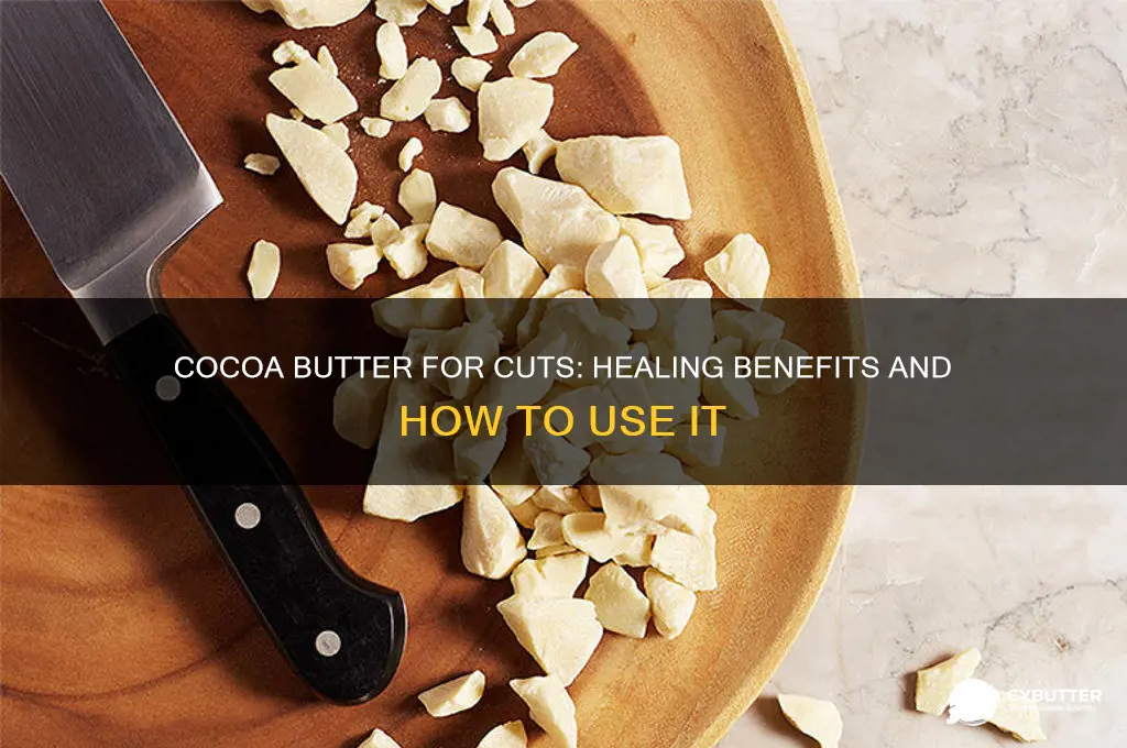 is cocoa butter good for cuts