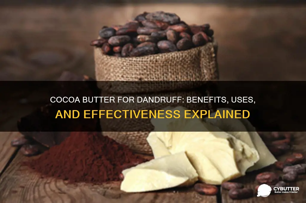 is cocoa butter good for dandruff
