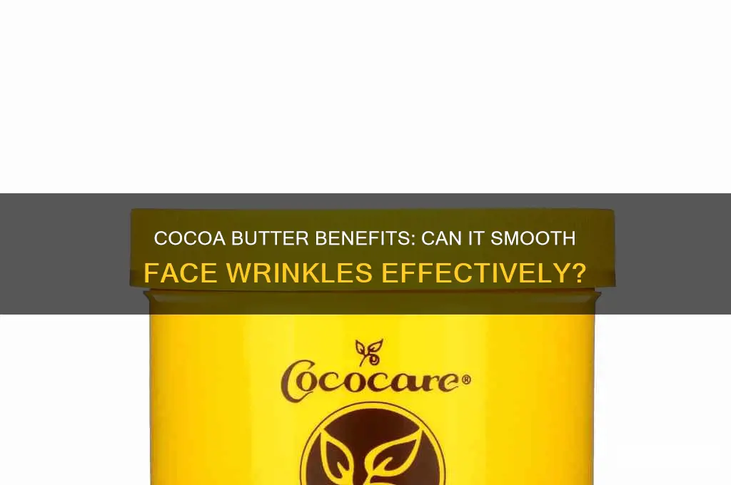 is cocoa butter good for face wrinkles