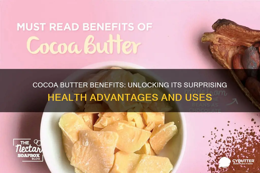 is cocoa butter good for health