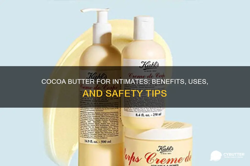 is cocoa butter good for intimates