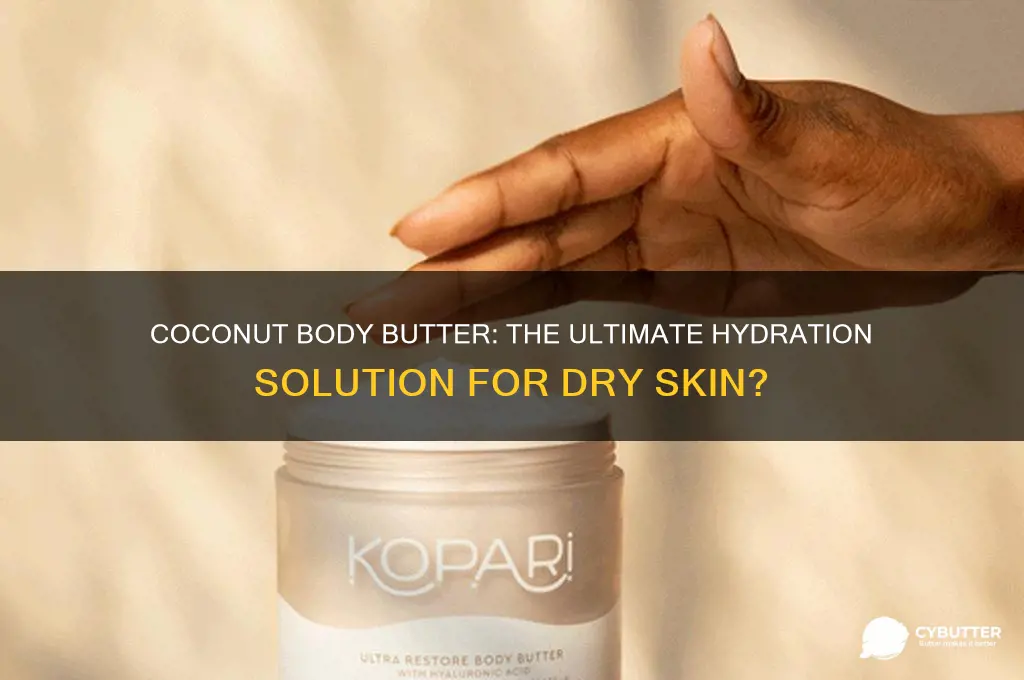is coconut body butter good for dry skin
