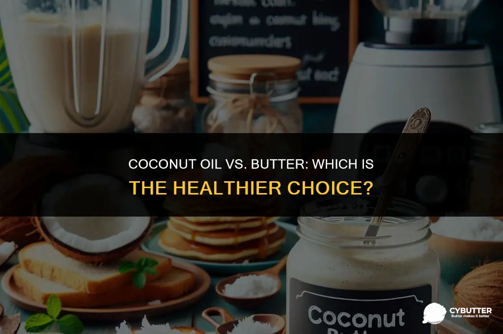 is coconut oil better than butter