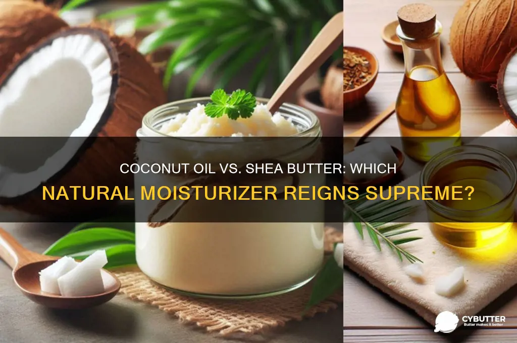 is coconut oil just as good as shea butter
