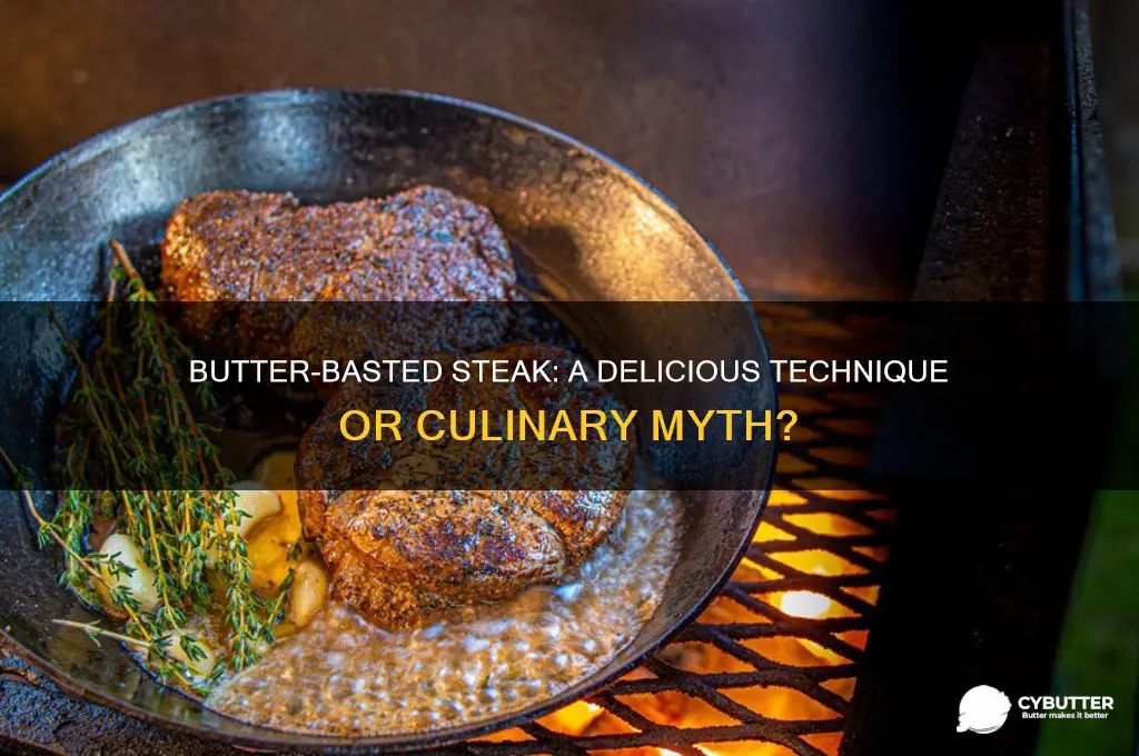 is cooking steak in butter good