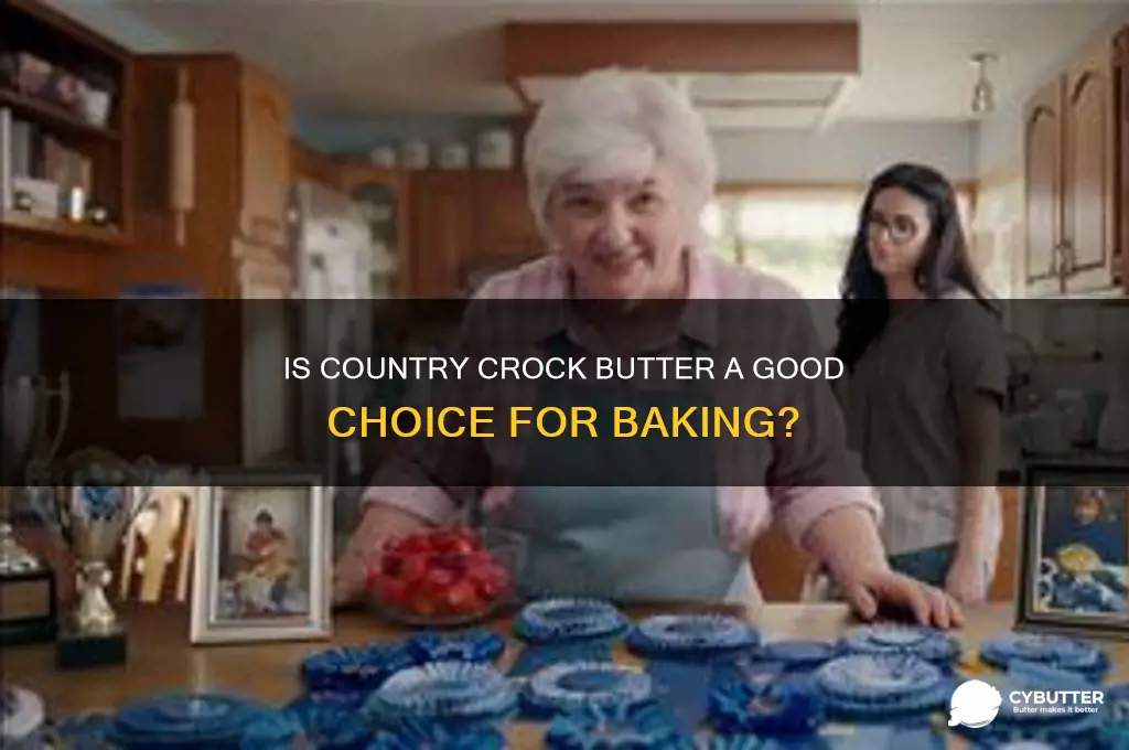 is country crock butter good for baking