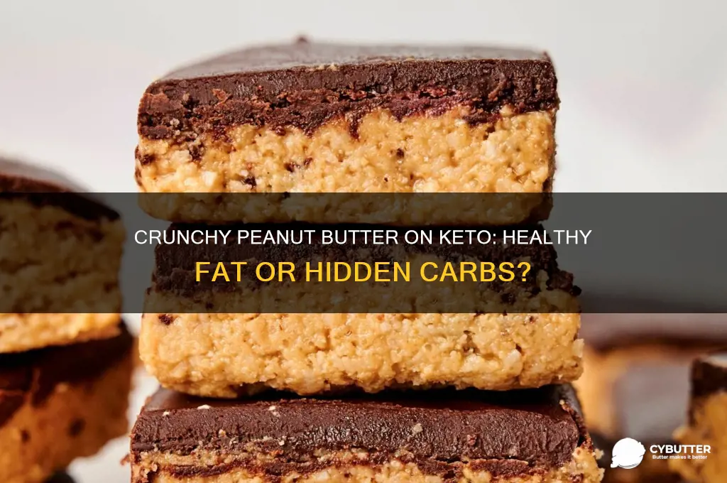 is crunchy peanut butter good for keto