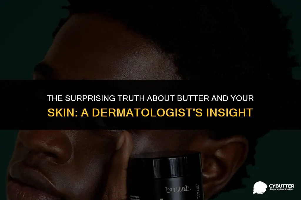 is eating butter bad for skin