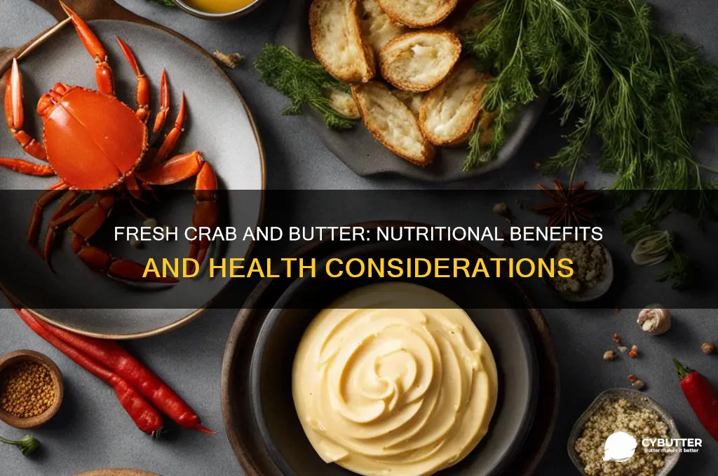is fresh crab and butter good for you