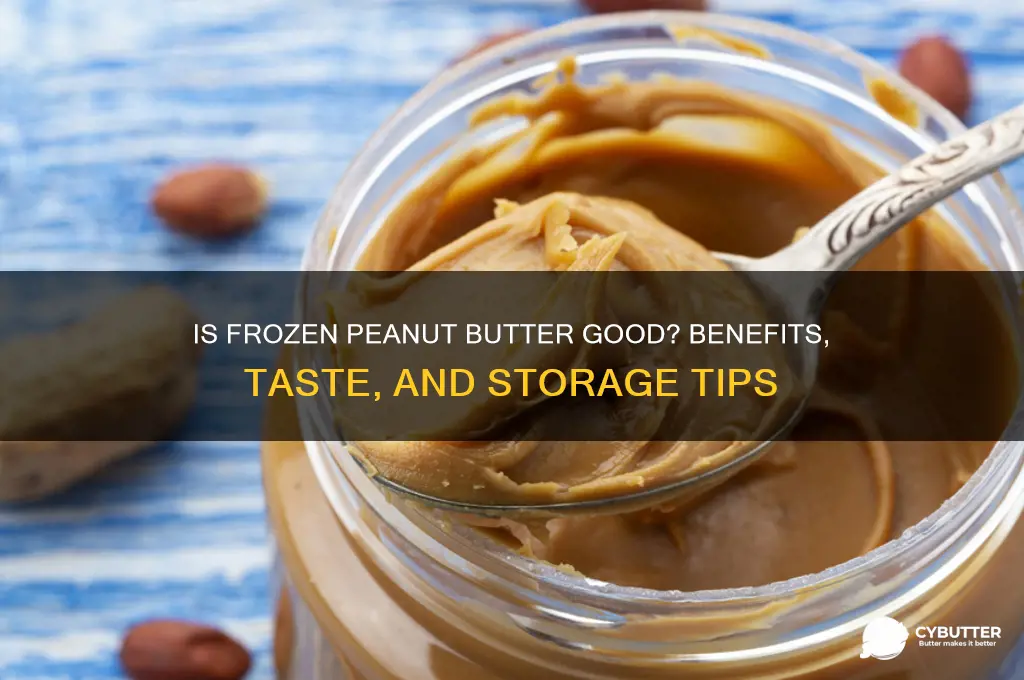 is frozen peanut butter good