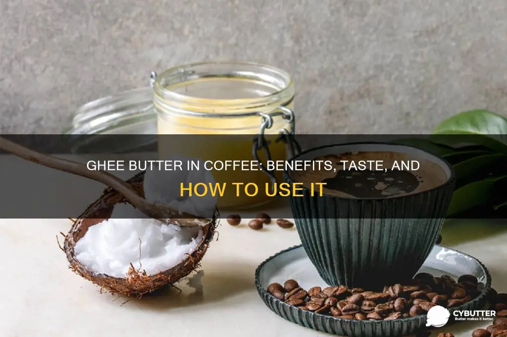 is ghee butter good in coffee