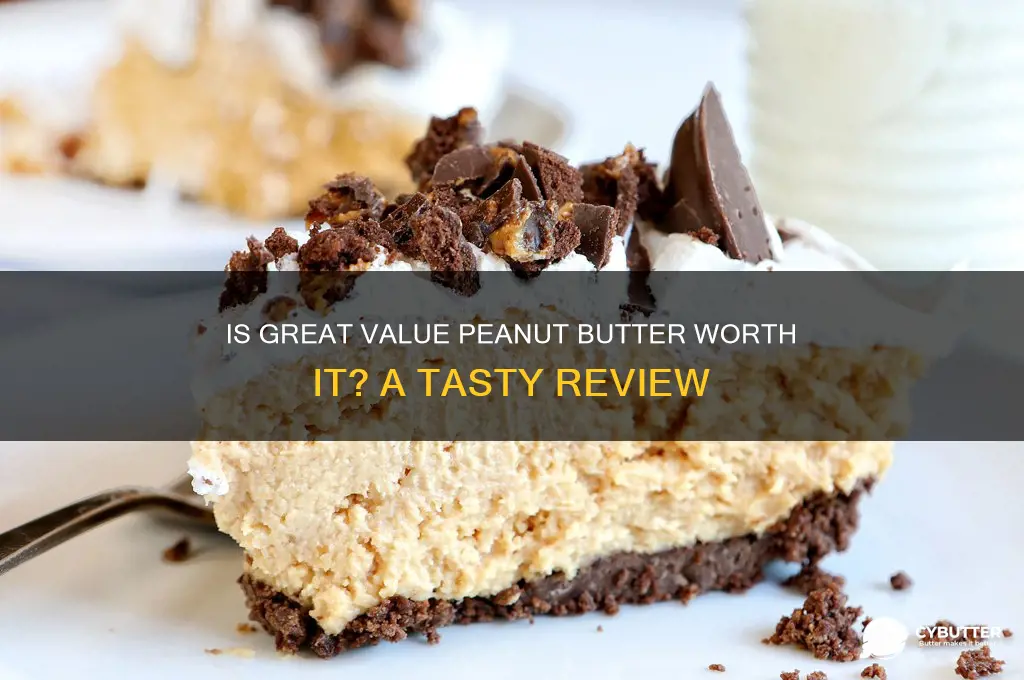 is great value peanut butter good