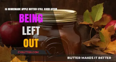 Is Homemade Apple Butter Safe After Being Left Out Overnight?