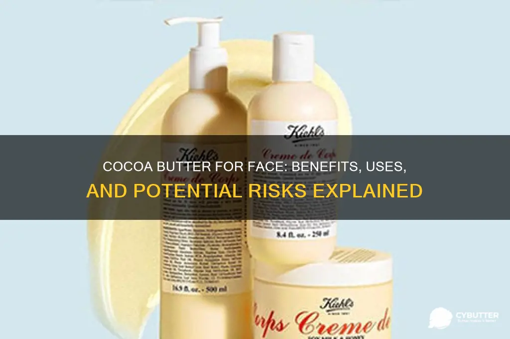 is it good to put cocoa butter on face