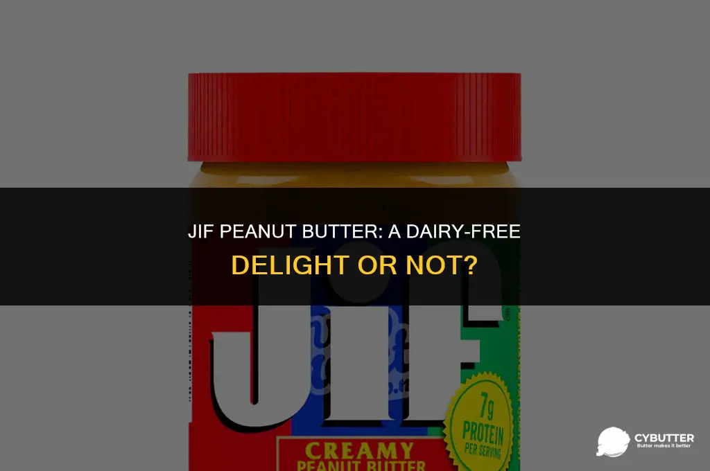 is jif peanut butter dairy free