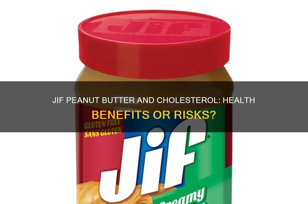 is jif peanut butter good for cholesterol