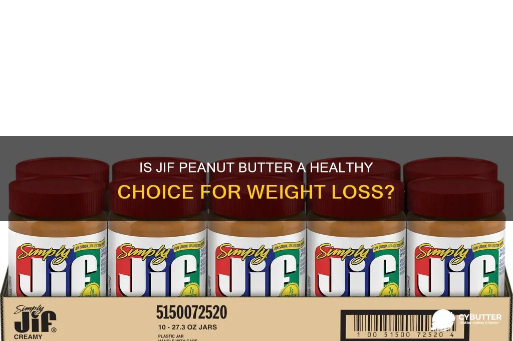 is jif peanut butter good for weight loss