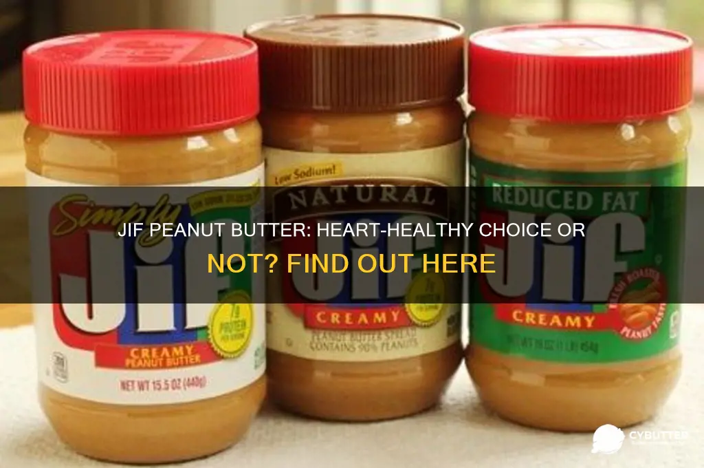 is jif peanut butter good for your heart