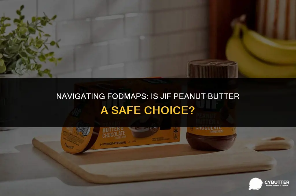 is jif peanut butter low fodmap