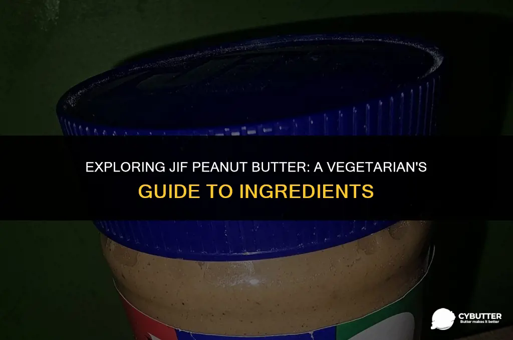 is jif peanut butter vegetarian