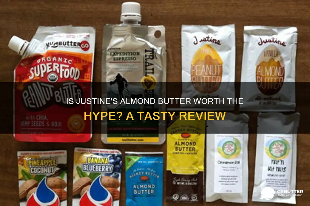 is justines almond butter good