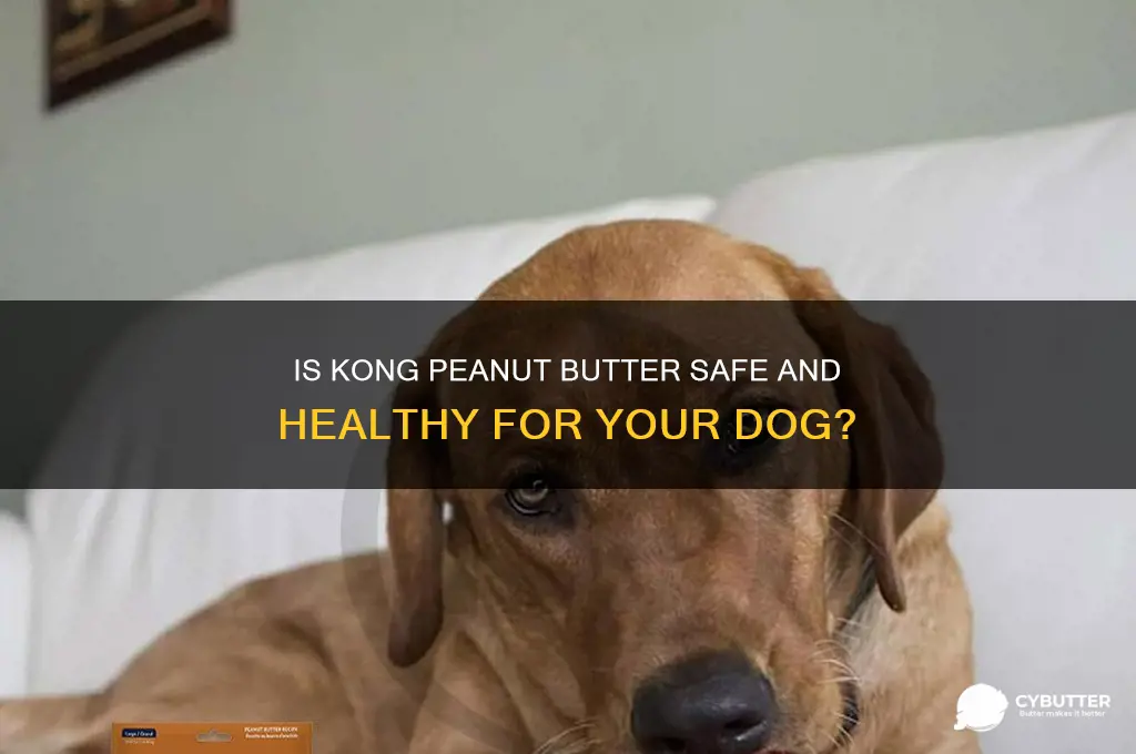 is kong peanut butter good for dogs