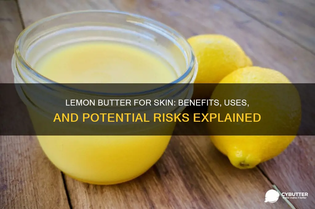 is lemon butter good for the face