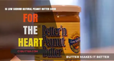 Low Sodium Natural Peanut Butter: Heart-Healthy Choice or Hype?