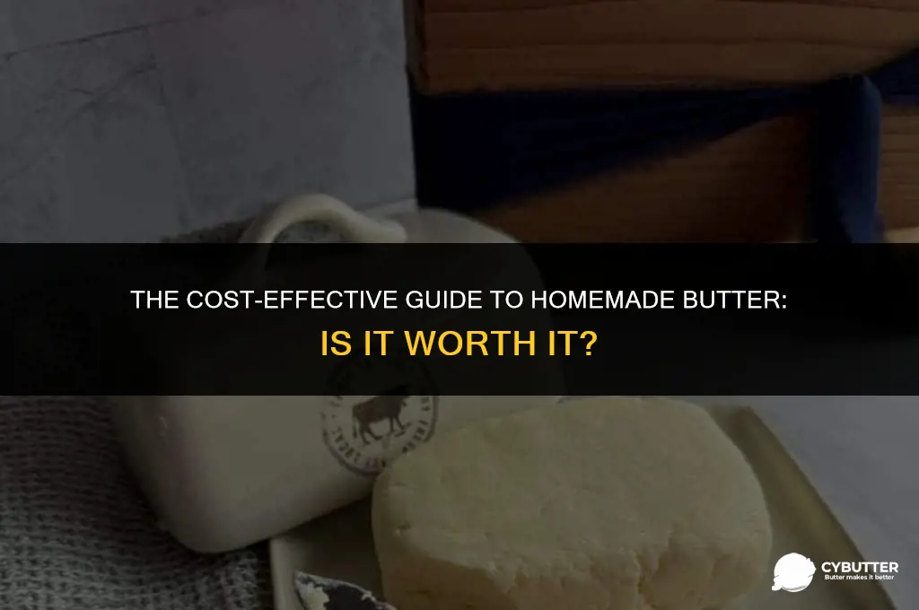 is making butter cheaper than buying