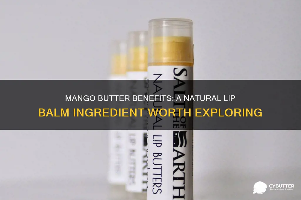 is mango butter good for lip balm