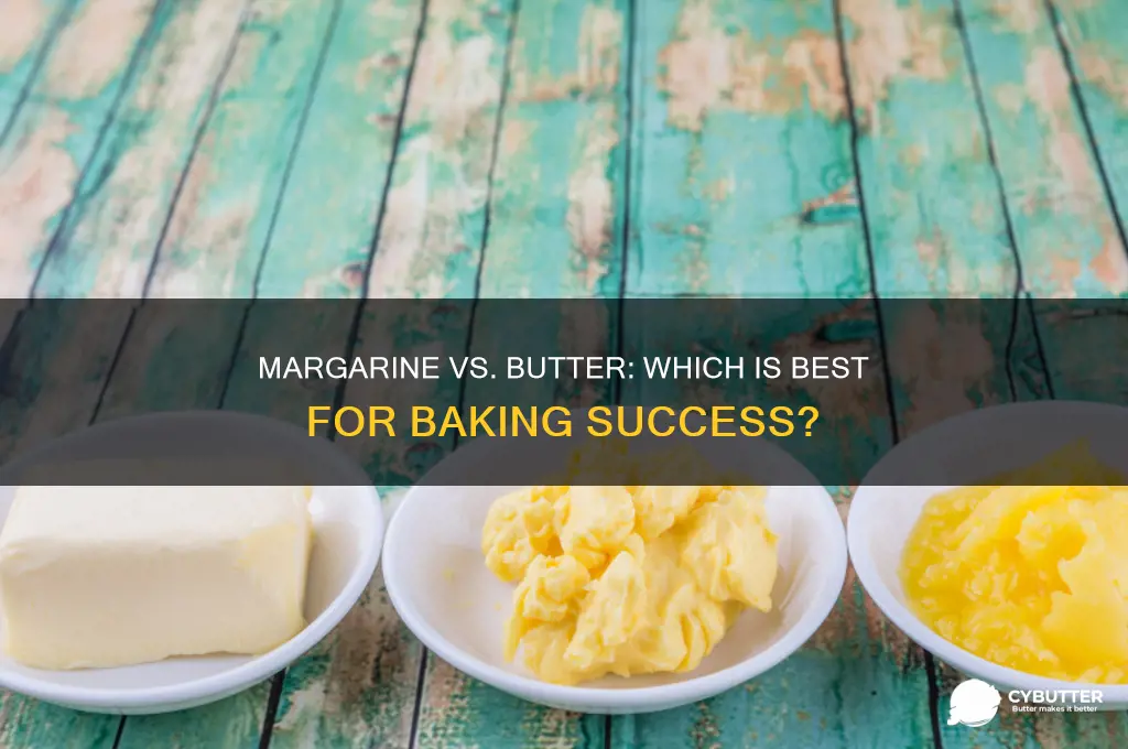 is margerine a good sustitute for butter in baking