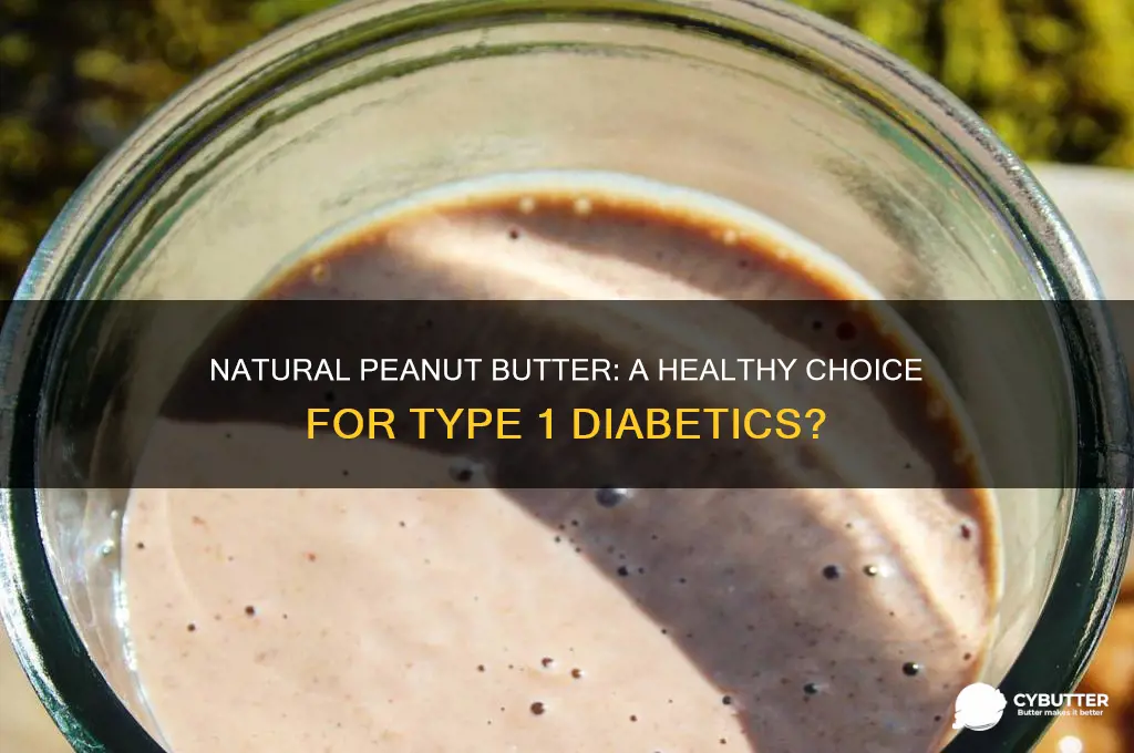 is natural peanut butter good for type1 dieabetic