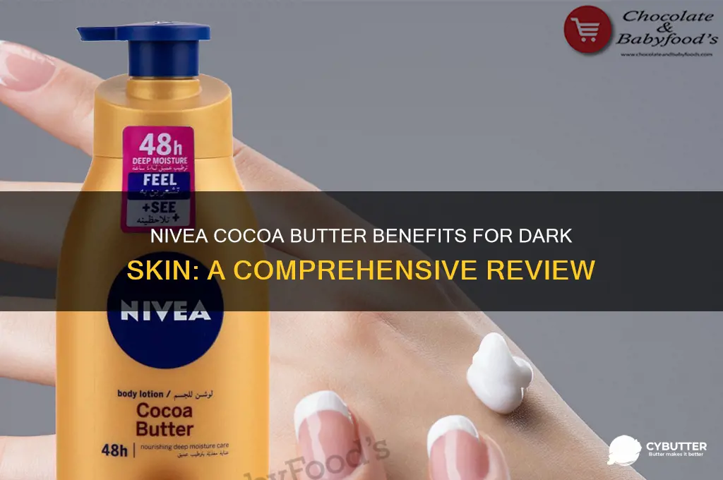is nivea cocoa butter good for dark skin