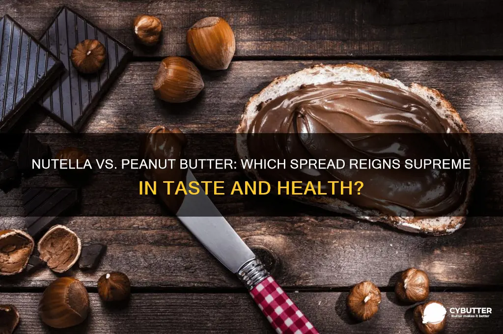 is nutella and peanut butter good