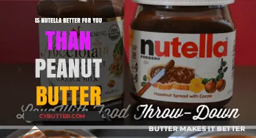 Nutella vs. Peanut Butter: Unraveling the Healthier Choice Debate