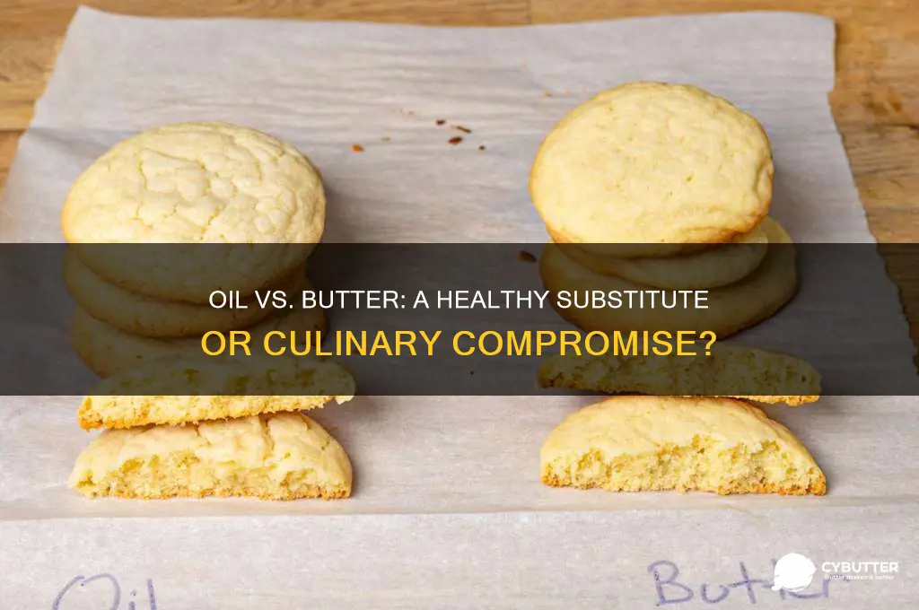 is oil a good substitute for butter
