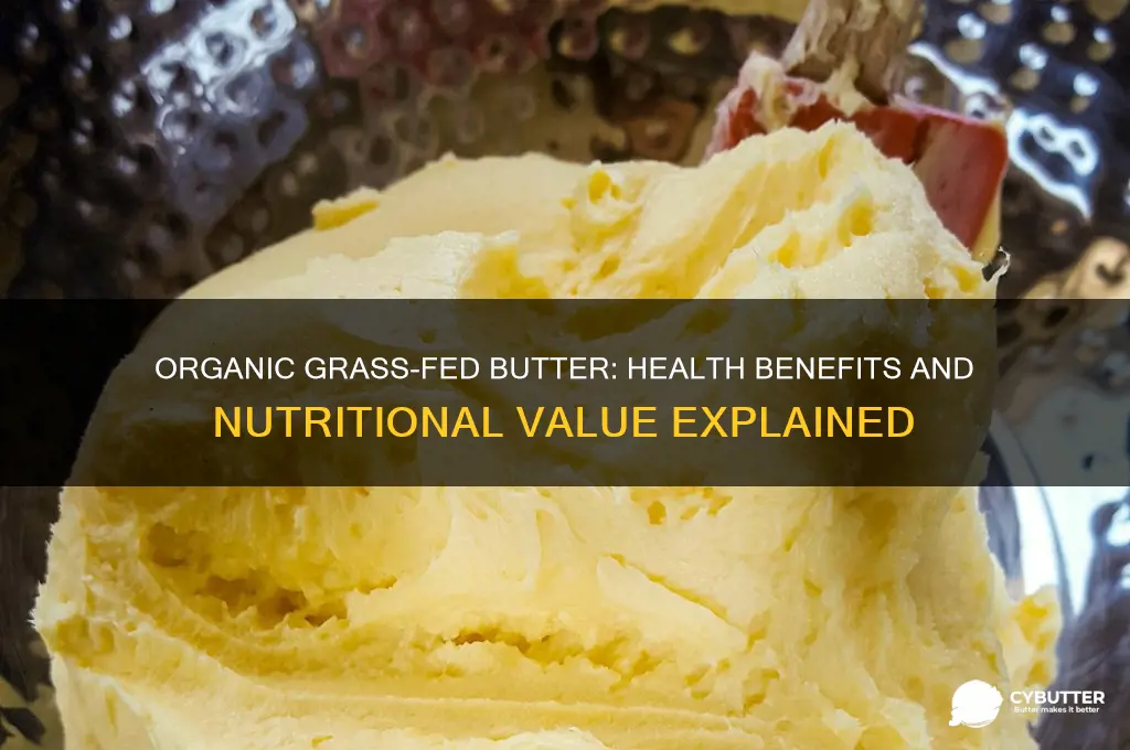 is organic grass fed butter good for you